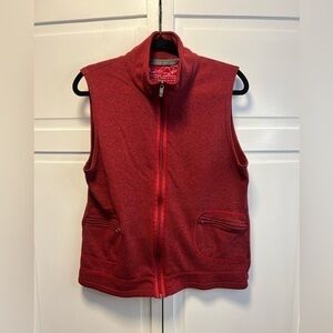 Kuhl Lightweight Fleece Hiking Vest Size Women’s Large Color Red